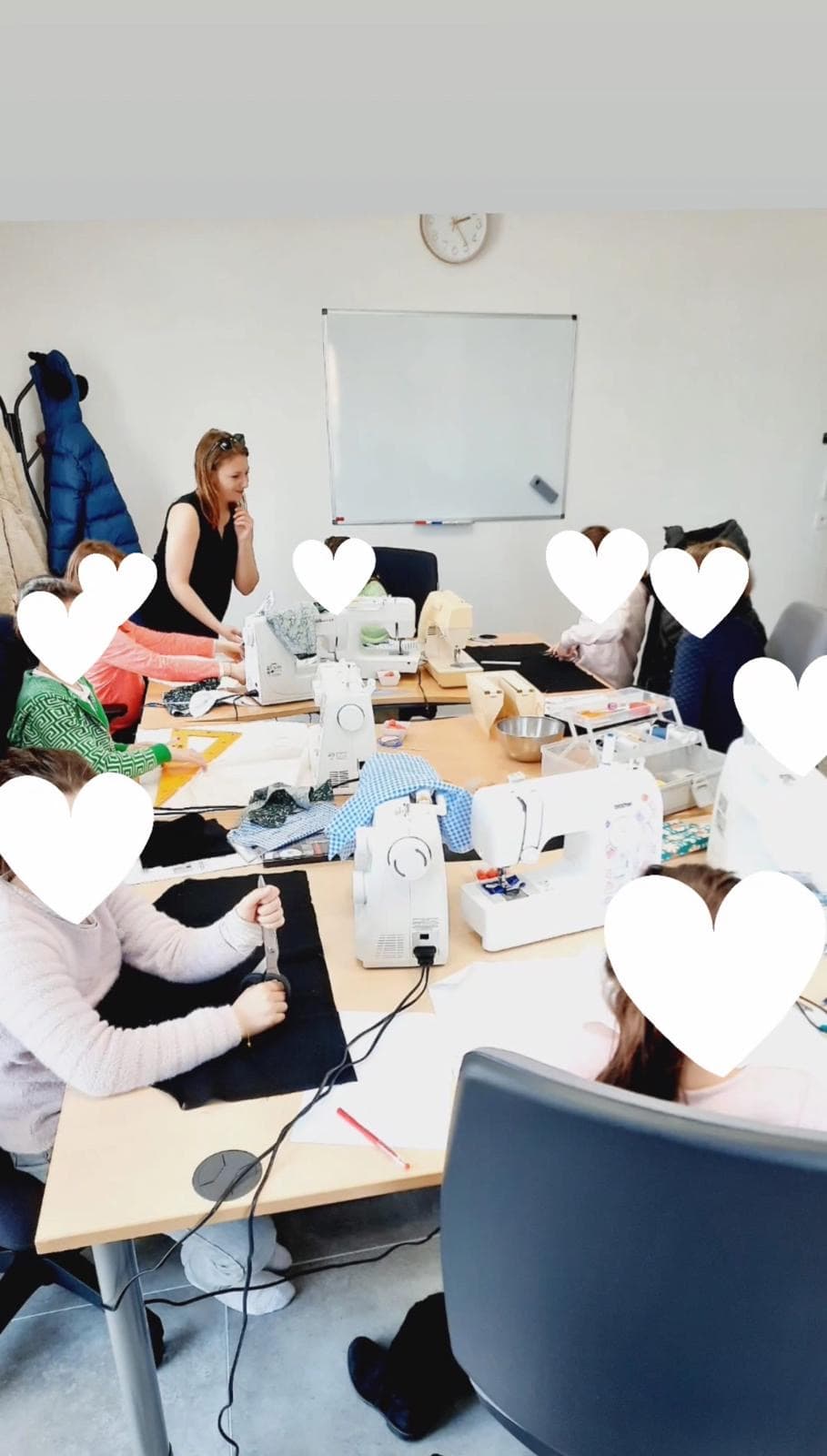 Cours de couture enfants à Fontaine-le-Comte (Vienne) avec Ludivine, L'atelier Pic & Paf